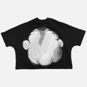 The Billionaire Studios Bloo Frown Tee Black