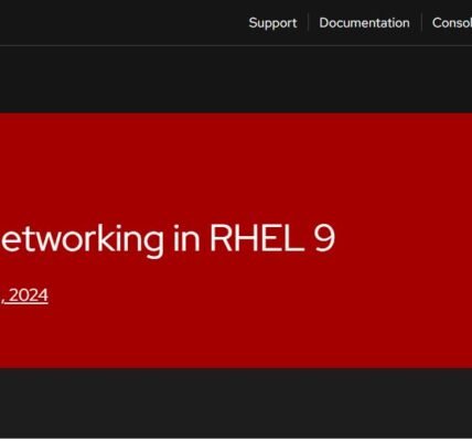 Red Hat Webinar: Enterprise Networking in RHEL 9