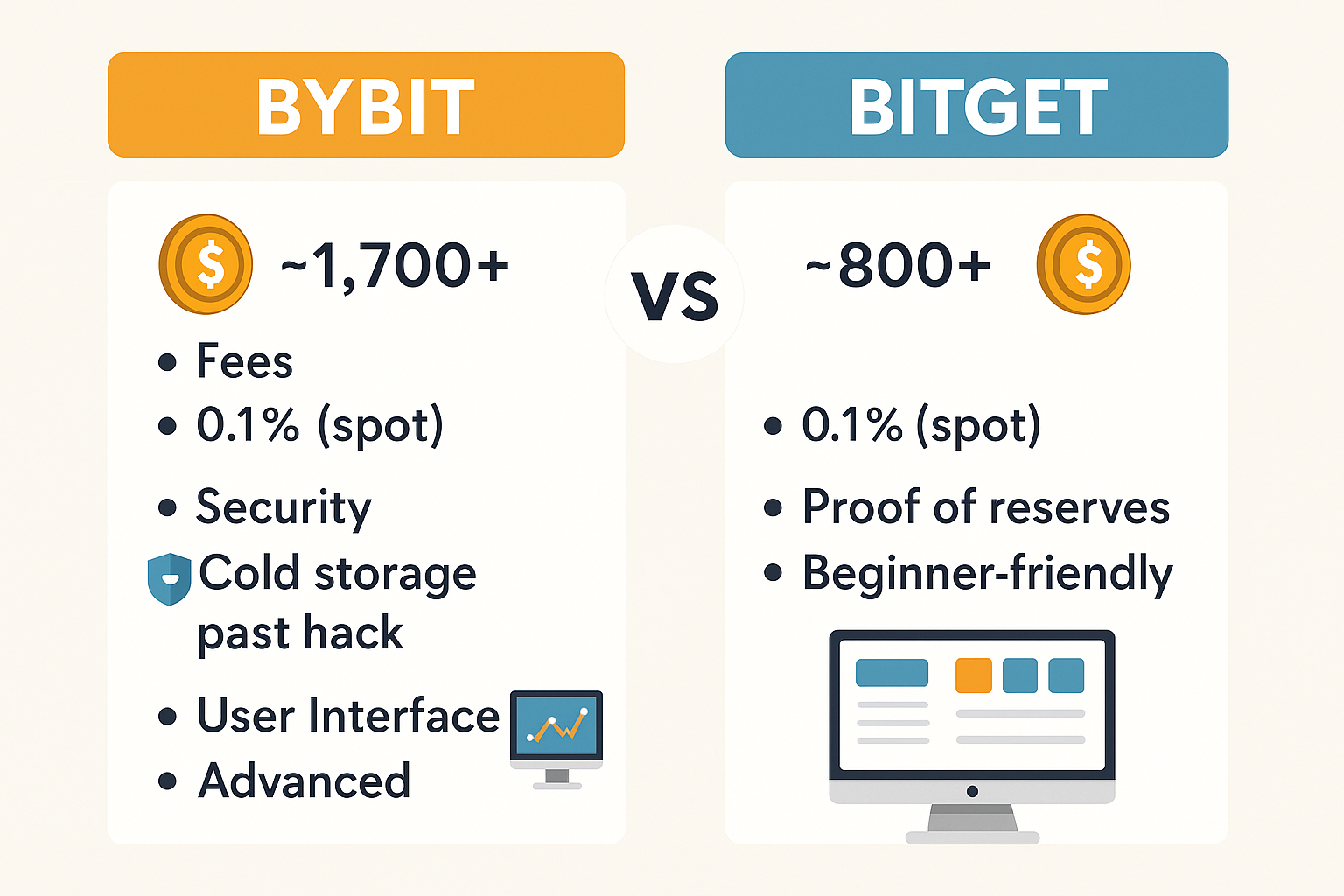 Bybit vs Bitget: The Ultimate 2025 Comparison Guide